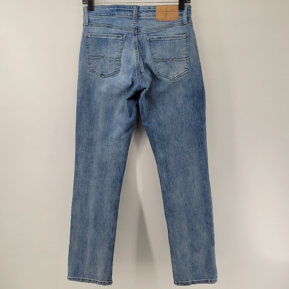 Lucky Brand Sweet Straight Jeans Womens 6/28 Blue Medium Wash Stretch Denim - Picture 2 of 7